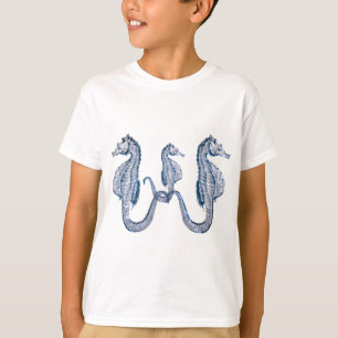 Camiseta Familia Caballo de mar Mar Náutico Animal Sealife