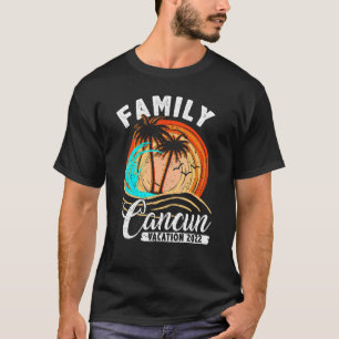 Camiseta Familia Cancun Vacation 2022 Beach Matching Family