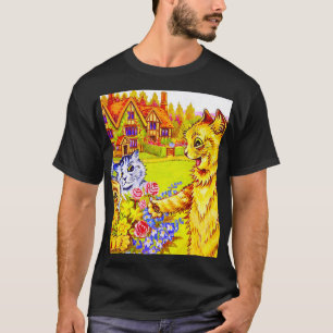 Camiseta Familia Cat en el Jardín