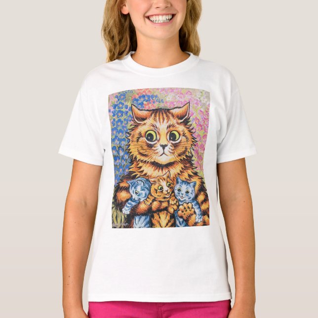 Camiseta Familia Cat | Louis Wain | (Anverso)