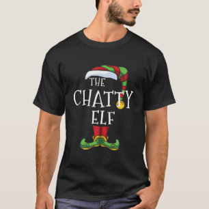 Camiseta Familia Chatty Elf Navidades Matando Gif Hablativo
