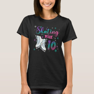 Camiseta Familia Chica de Fiesta de Cumpleaños con Patinaje