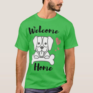 Camiseta familia chica Dog de bienvenida