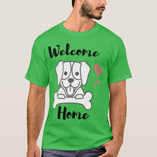 Camiseta familia chica Dog de bienvenida (Anverso)