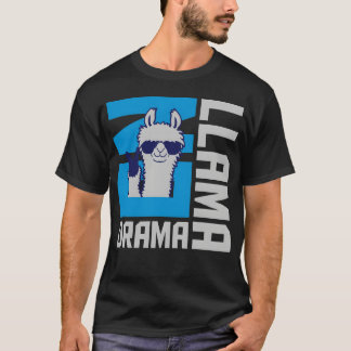 Camiseta familia cita Llama sin drama