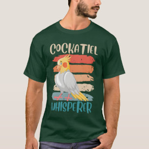 Camiseta Familia Cockatiel Whisperer Cockatiels Parakeet Bi