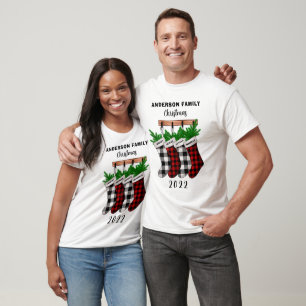 Camiseta Familia coincidente de 4 Navidades
