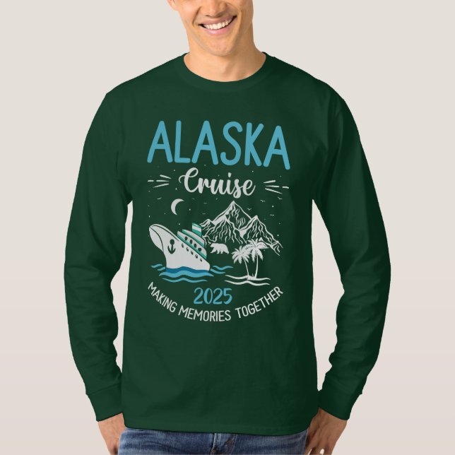 Camiseta Familia coincidente de crucero Alaska 2025 (Anverso)