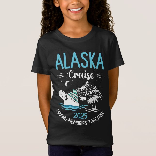 Camiseta Familia coincidente de crucero Alaska 2025 (Anverso)