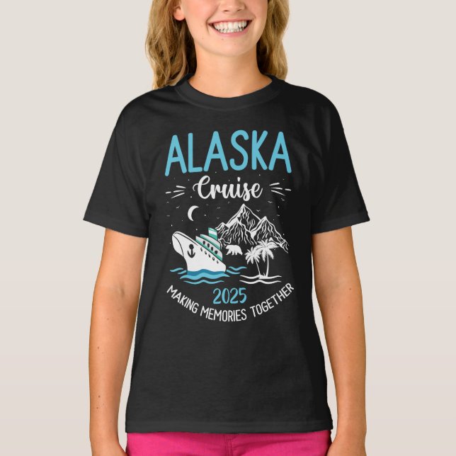 Camiseta Familia coincidente de crucero Alaska 2025 (Anverso)