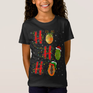 Camiseta Familia coincidente Navidad Santa Ho Ho Ho Ho Papa