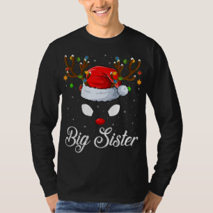 Camiseta Familia coincidente Santa Hat Gran Hermana Rara de