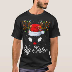 Camiseta Familia coincidente Santa Hat Gran Hermana Rara de