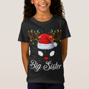 Camiseta Familia coincidente Santa Hat Gran Hermana Rara de