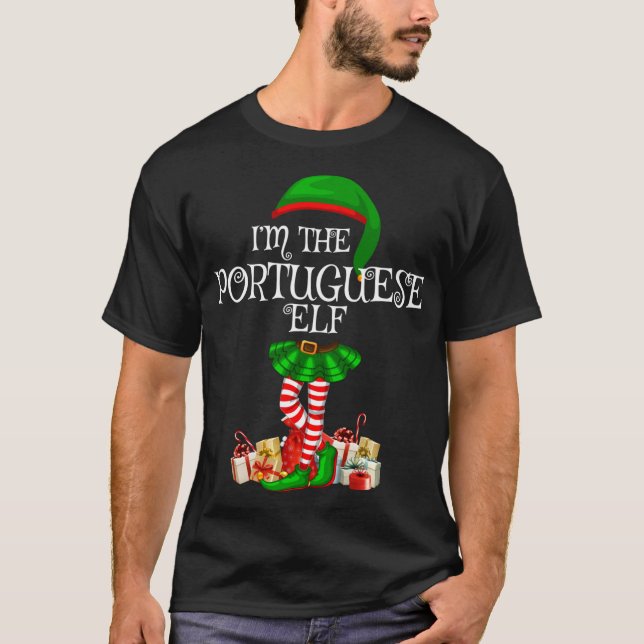 Camiseta Familia coincidente Yo soy los Navidades elfos por (Anverso)