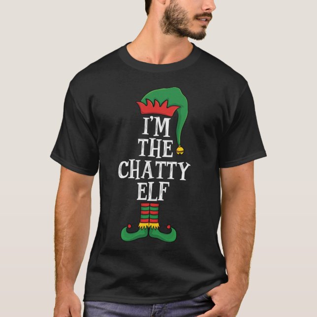 Camiseta Familia coincidente Yo soy los Navidades graciosos (Anverso)