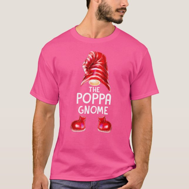 Camiseta Familia Coincidiendo Con El Grupo Poppa Gnome Navi (Anverso)