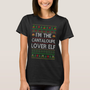 Camiseta Familia coincidiendo Feo, soy el elfo cantaloupe C