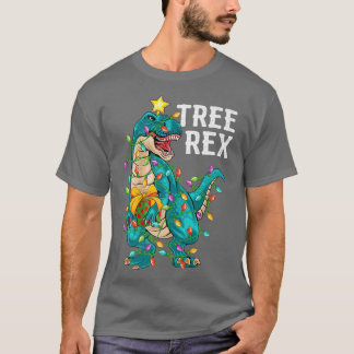 Camiseta Familia Coincidiendo Niños Árbol de Navidad Re Din