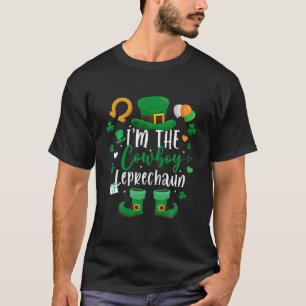 Camiseta Familia coincidiendo Yo soy El Cowboy Leprechaun S