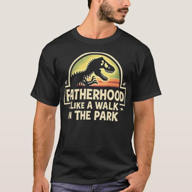 Camiseta Familia Como Un Paseo Por El Parque (Anverso)