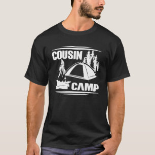 Camiseta Familia Cousin Camp Camping Grupo de vacaciones de