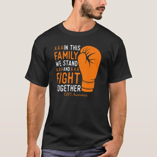 Camiseta Familia Crps Awareness Fight Support Boxing Glove (Anverso)