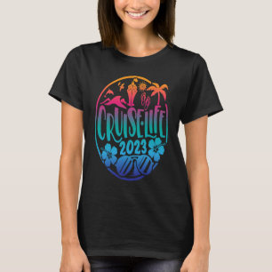 Camiseta Familia Cruise Life 2023 Vacation Beach Matching G