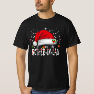 Camiseta Familia cuñada Santa Xmas coincide con pijamas