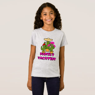 Camiseta Familia Cute Cactuses