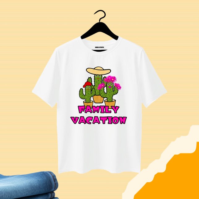Camiseta Familia Cute Cactuses (Subido por el creador)