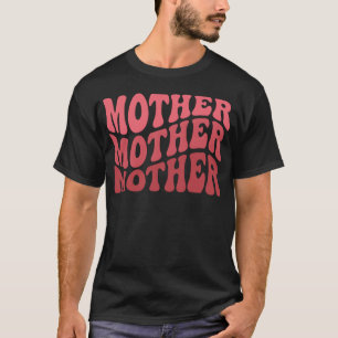 Camiseta Familia Cute Pink Mother Wavy