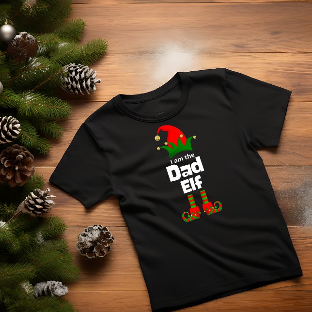Camiseta Familia Dad Elf que combina Navidades (Subido por el creador)
