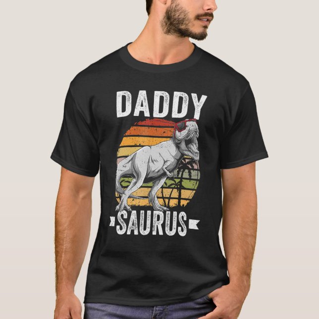 Camiseta Familia Daddysaurus de Daddy Saurus (Anverso)