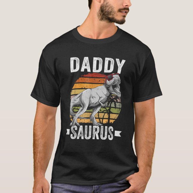 Camiseta Familia Daddysaurus de Daddy Saurus (Anverso)