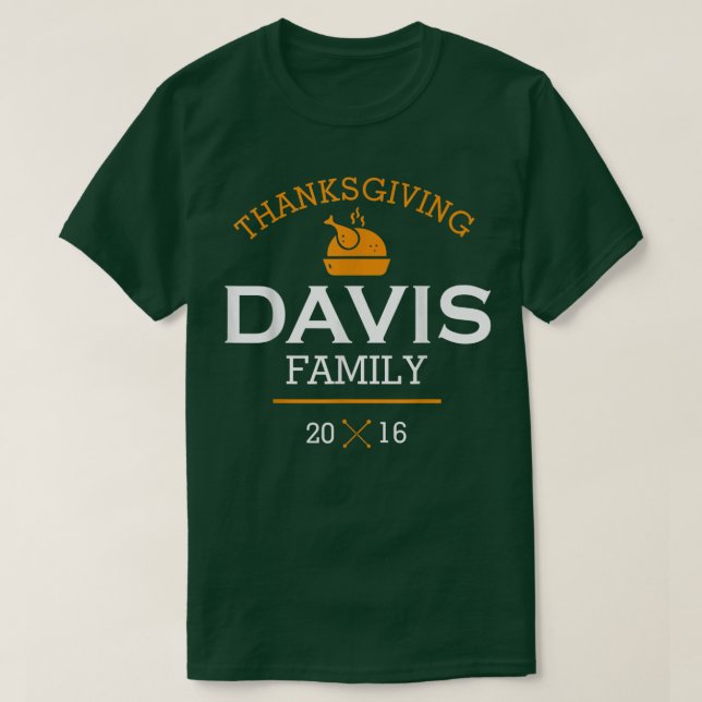 Camiseta Familia Davis 2016  (Diseño del anverso)
