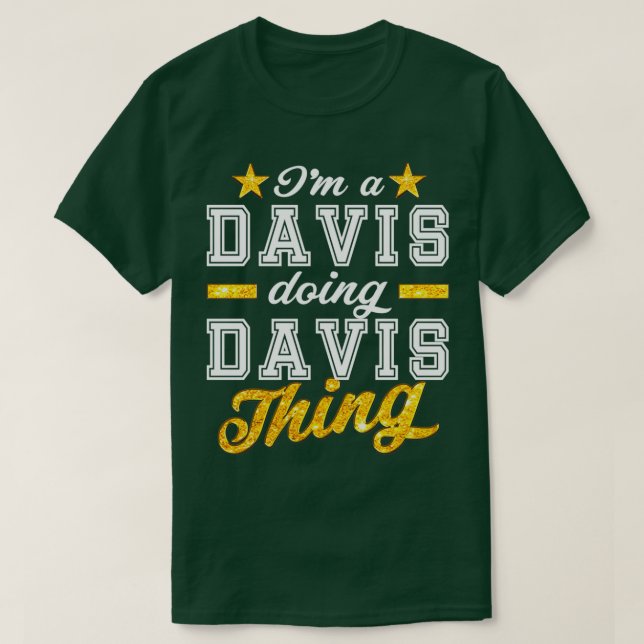 Camiseta Familia Davis Reunion Davis  (Diseño del anverso)