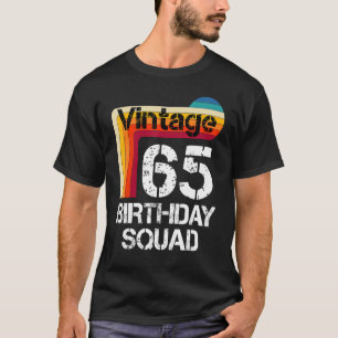 Camiseta Familia de 65 años de edad Vintage 65th Birthday