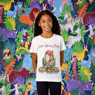 Camiseta Familia De Alumnos De Pascua Chick Watercolor Flor