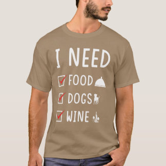 Camiseta Familia de amigos de Food Dogs Wine