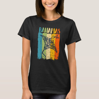 Camiseta Familia de amigos temáticos de Retro Stingray Baha