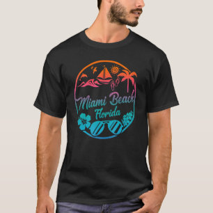 Camiseta Familia de Amigos Vacacionales Miami Beach Florida