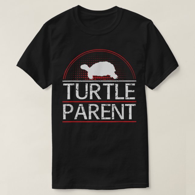 Camiseta Familia de amor animal, padre de la tortuga  (Diseño del anverso)