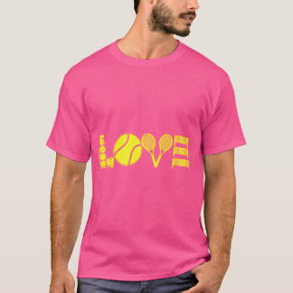 Camiseta familia de amor de tenis