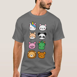 Camiseta familia de ANIMALES KAWA