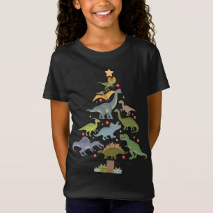 Camiseta Familia de árboles de dinosaurios navidades Saurus