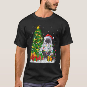 Camiseta Familia de árboles de navidad coincidiendo con el