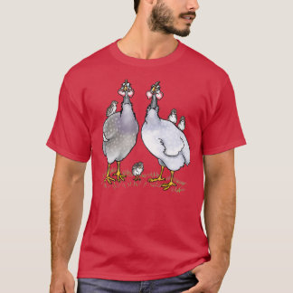 Camiseta Familia de aves de Guinea