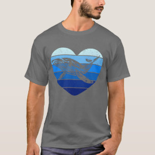 Camiseta Familia de ballenas jorobadas vintage