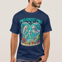 Camiseta Familia de ballenas "Pod Sweet Pod"